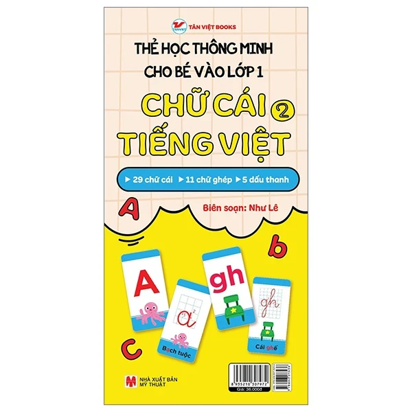 Thẻ Học Thông Minh Cho Bé Vào Lớp 1 - Chữ Cái Tiếng Việt 2 - Như Lê