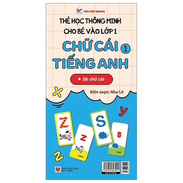 Thẻ Học Thông Minh Cho Bé Vào Lớp 1 - Chữ Cái Tiếng Anh 1 - Như Lê