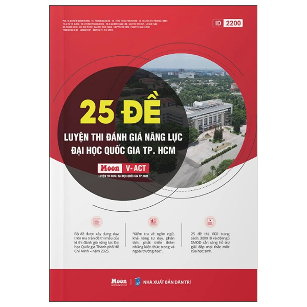 25 Đề Ôn Thi Đánh Giá Năng Lực Đại Học Quốc Gia TP. HCM - Nhiều Tác Giả