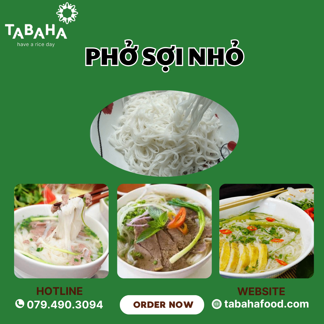 Bánh Phở Tươi - Sợi Nhỏ, Đảm Bảo An Toàn Vệ Sinh, Uy Tín, Chất Lượng