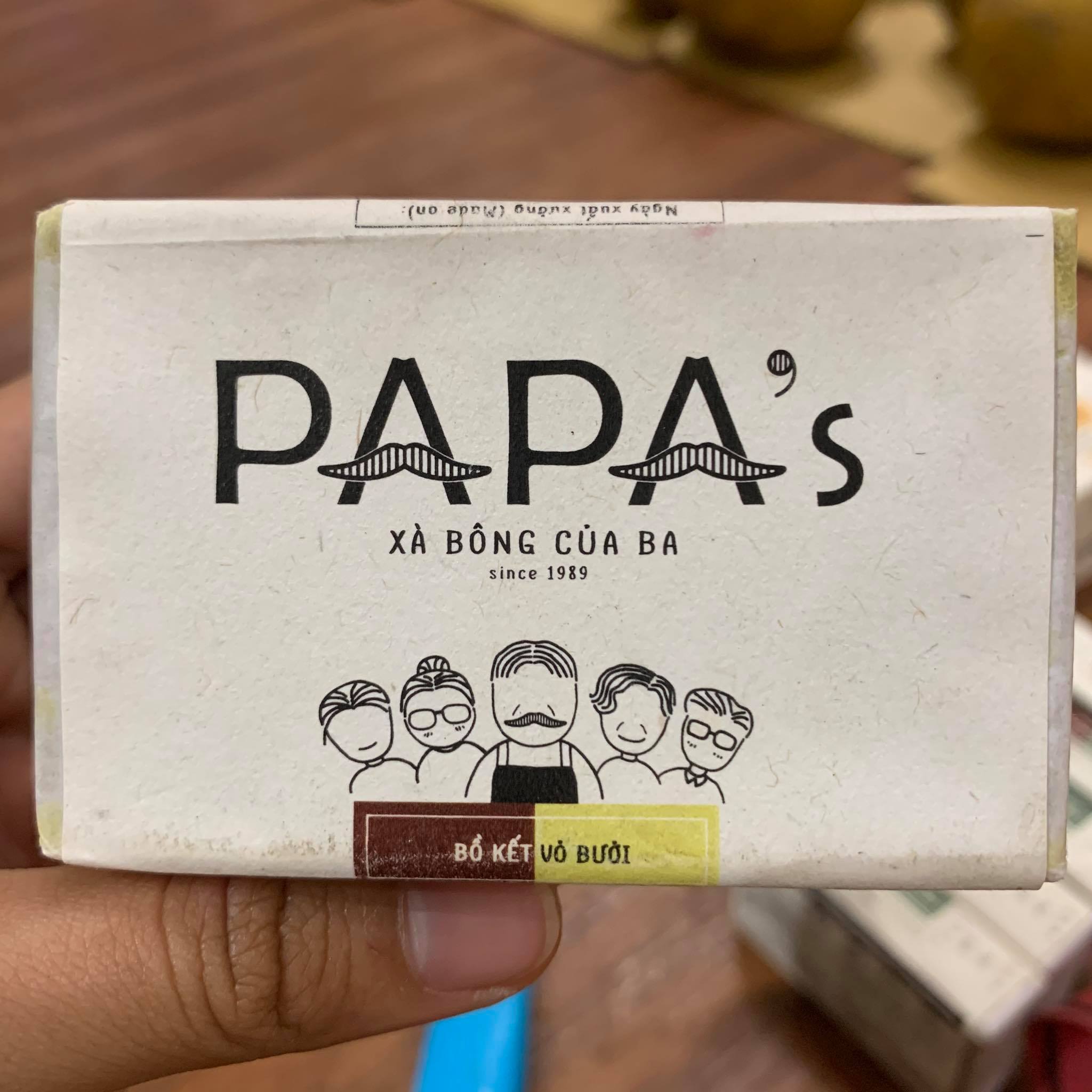 Papa Xà bông bồ kết vỏ bưởi