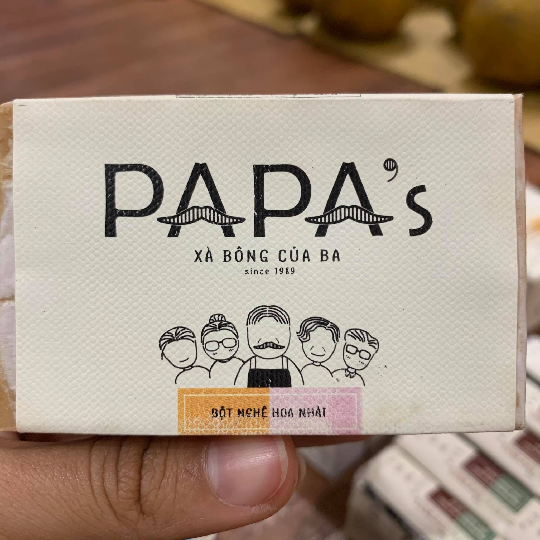 Papa Xà bông Bột Nghệ Hoa Nhài