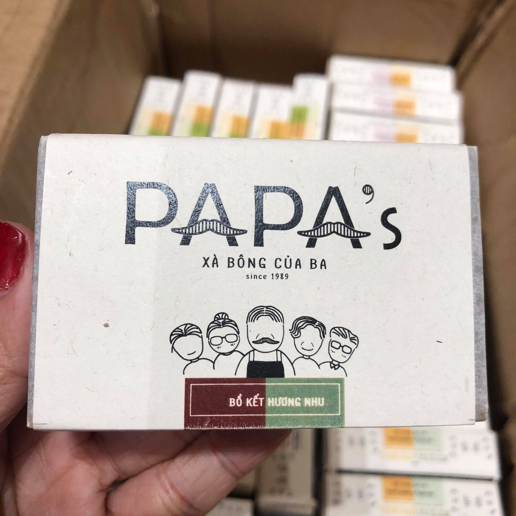 Papa Xà bông Bồ kết Hương Nhu