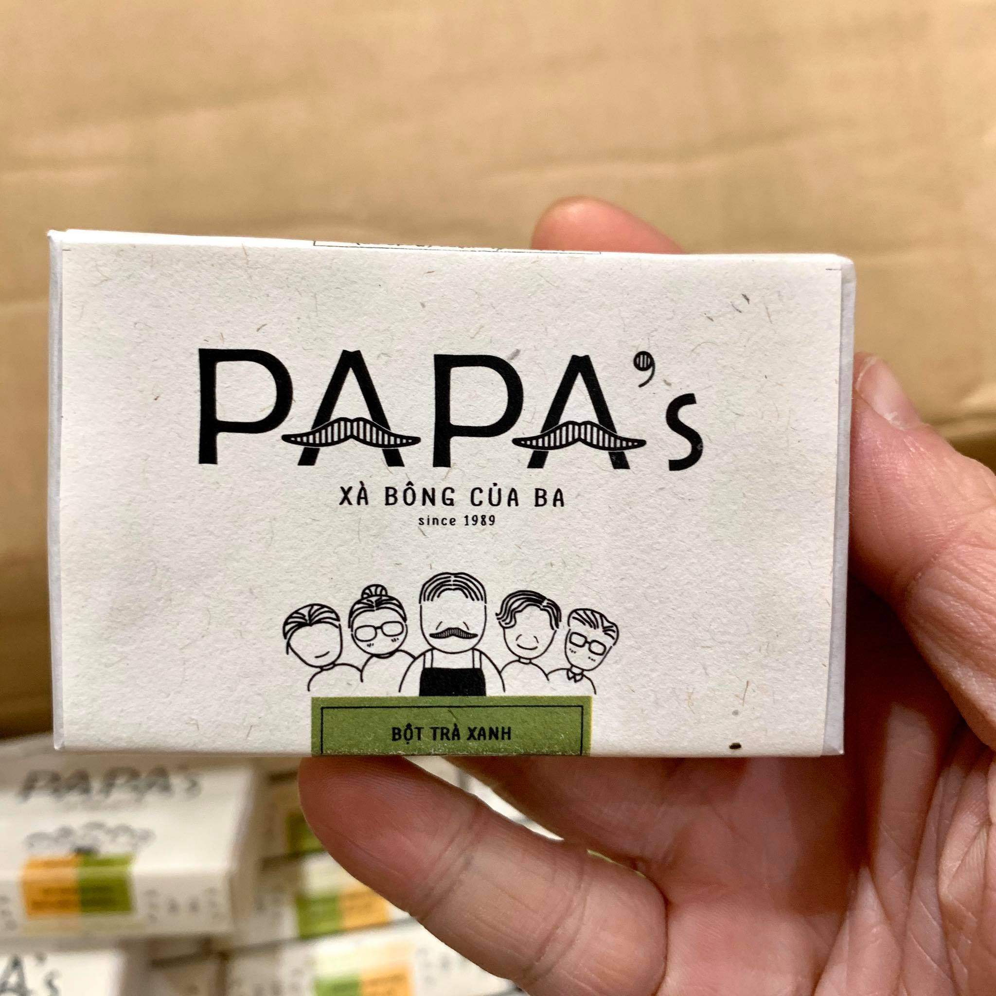 Papa Xà bông Trà xanh