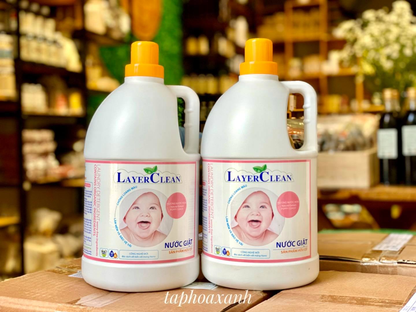 Nước giặt Layer clean - Hương nước Hoa (4L)