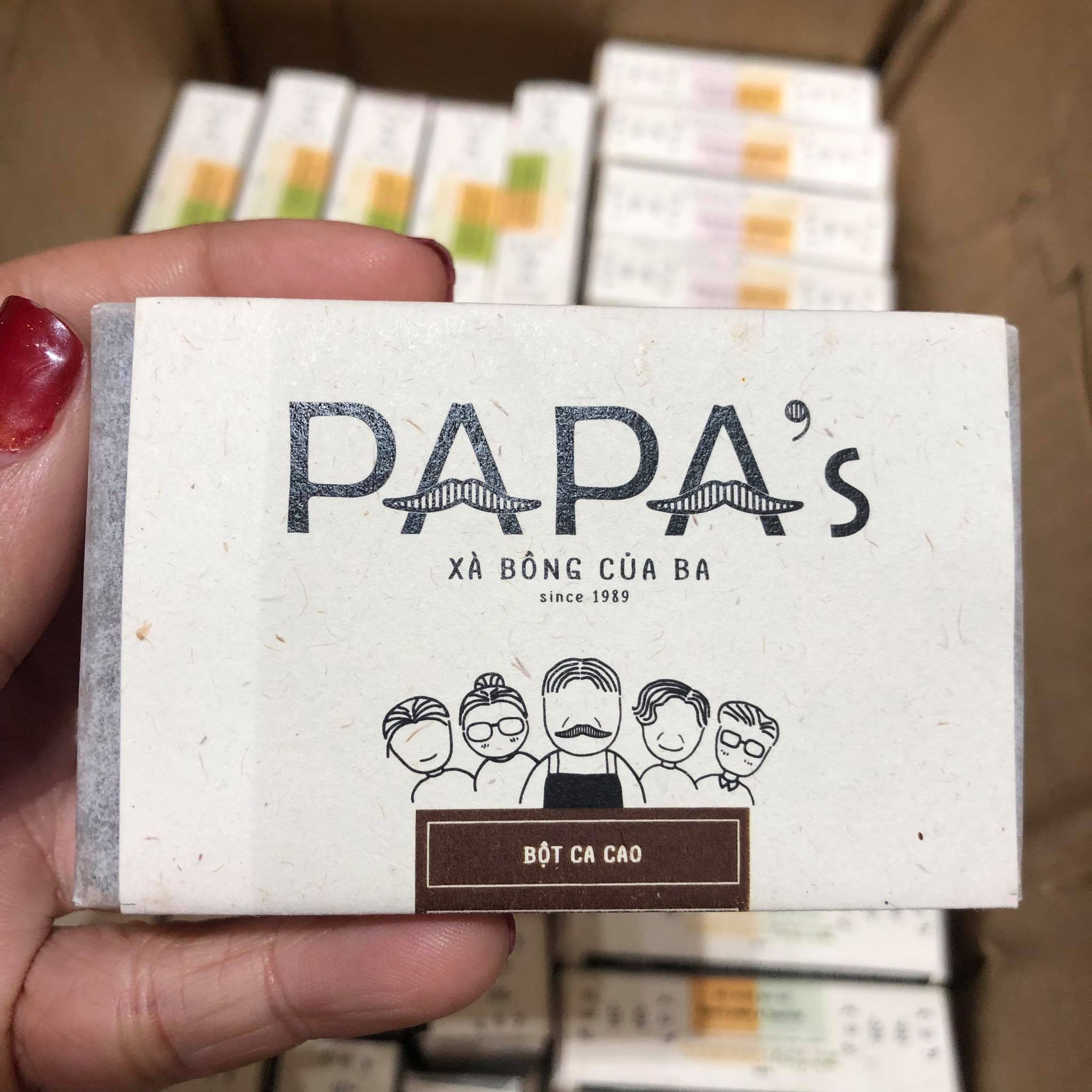 Papa Xà bông bột Cacao