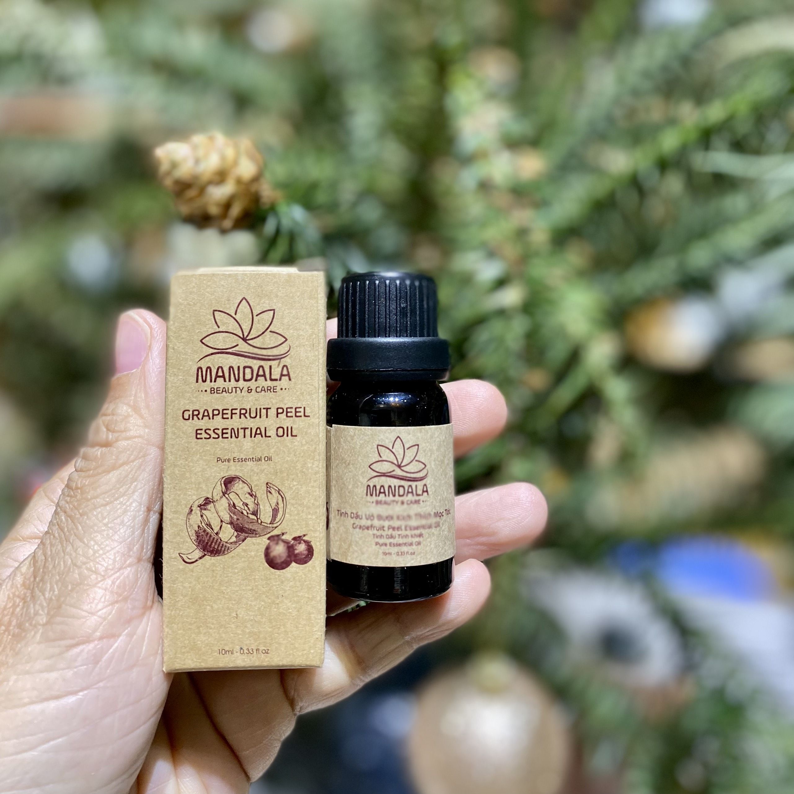 Mandala Tinh dầu vỏ bưởi (10ml)