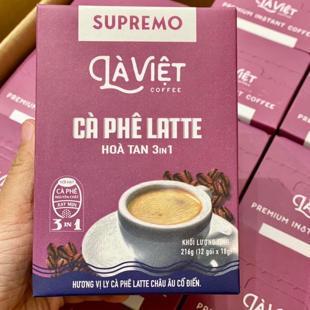 LV Cafe Latte (hộp 12 gói)