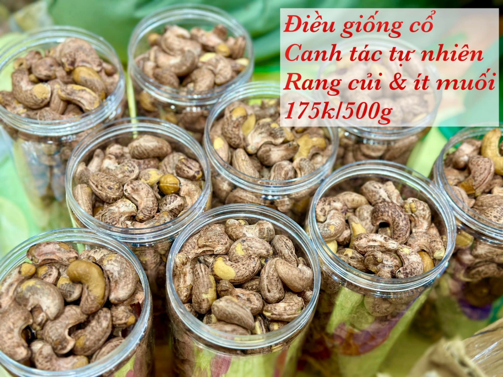 Điều vỏ lụa nguyên hạt (500g)