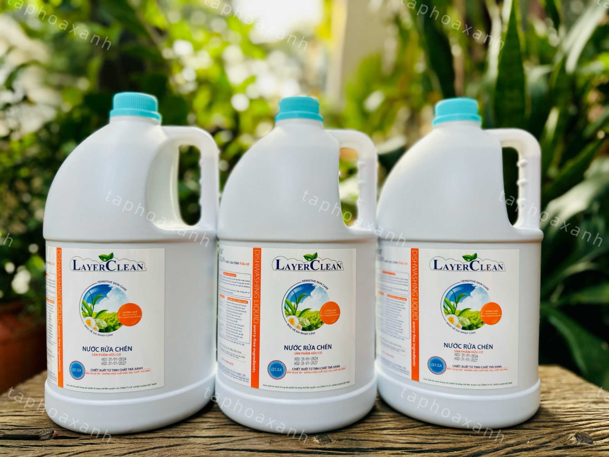 Nước rửa bát Layer clean - Mùi Quế (5L)