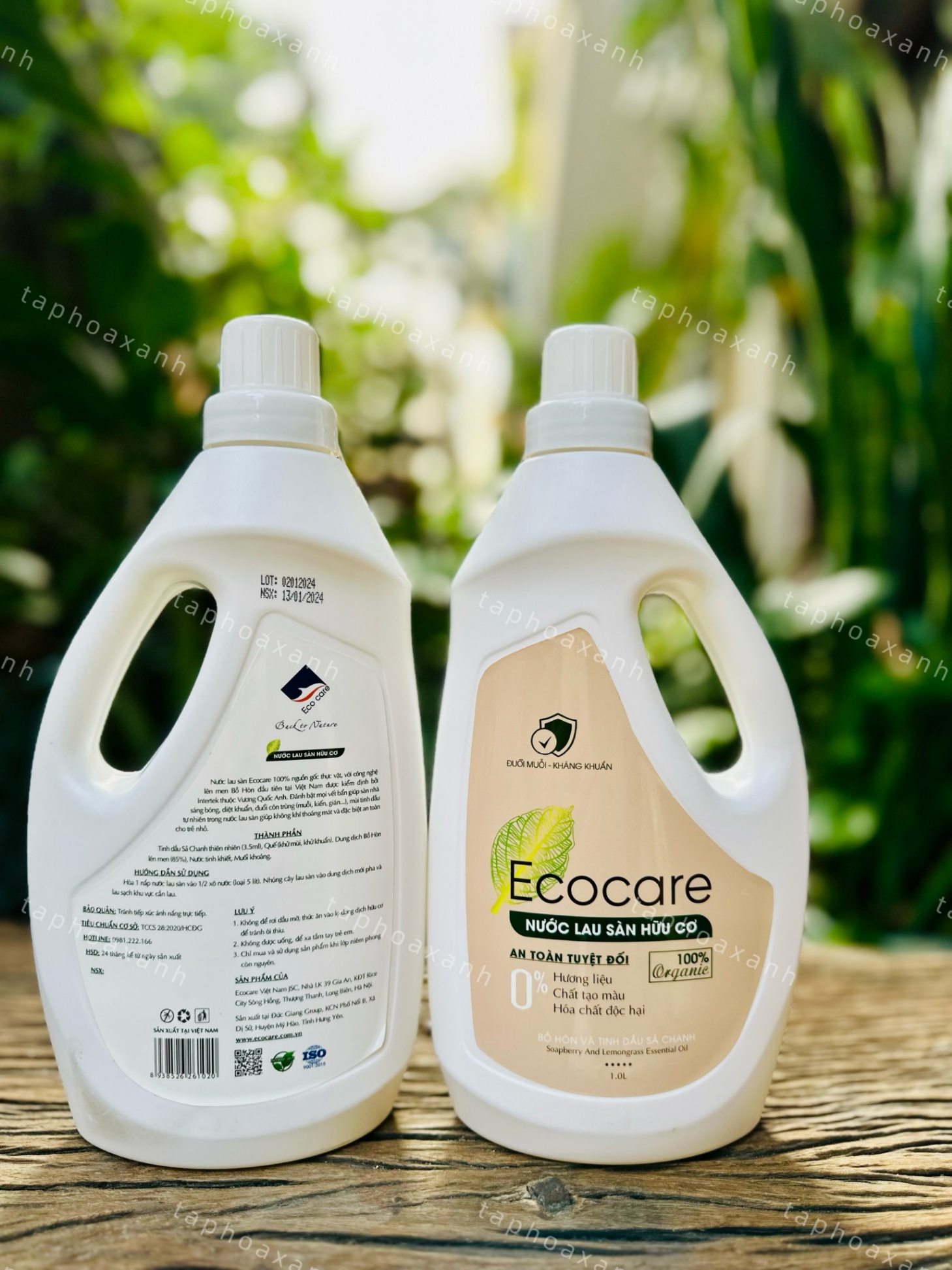 Ecocare Lau sàn 1L - Sả Chanh