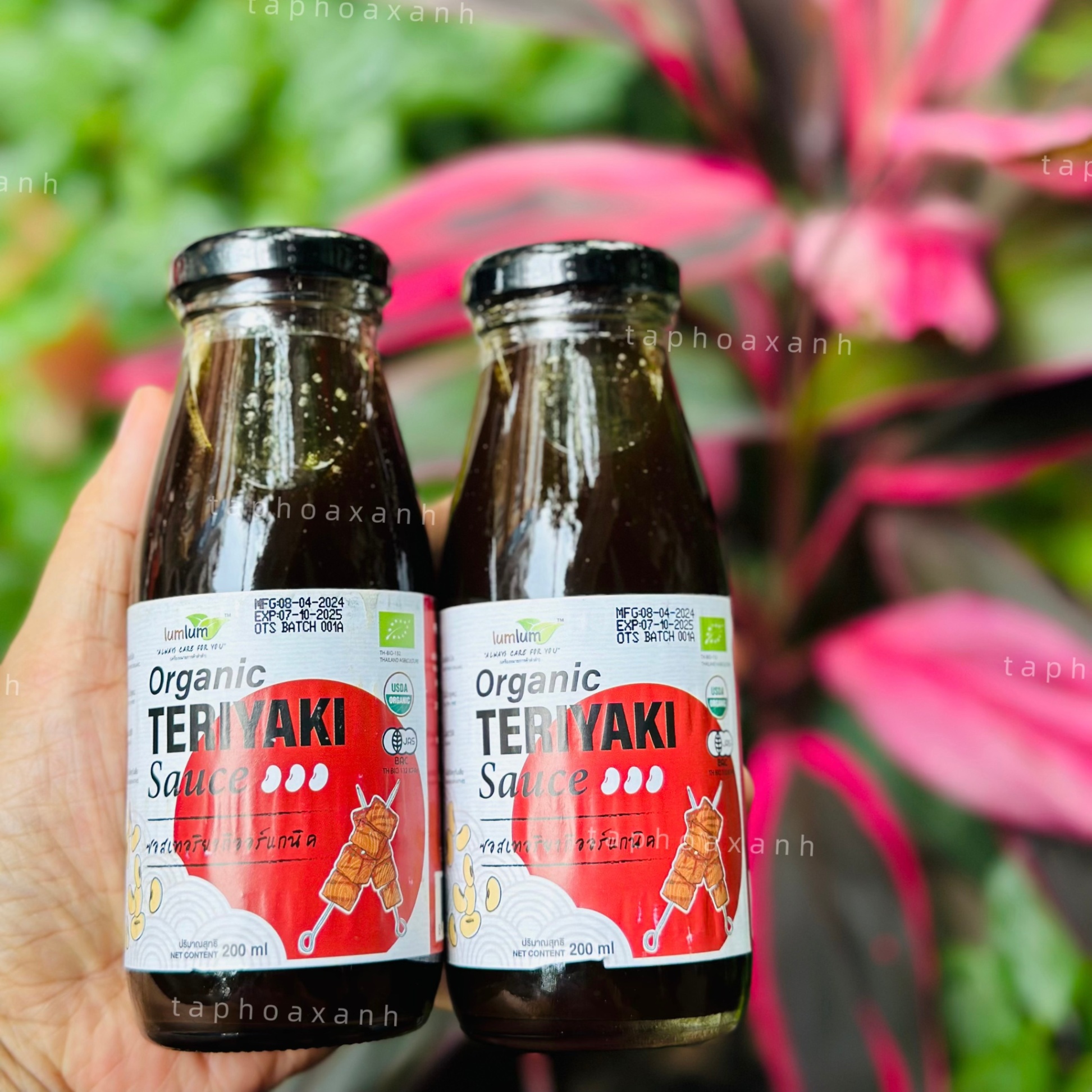 Sốt Teriyaki hữu cơ Lumlum (200ml)