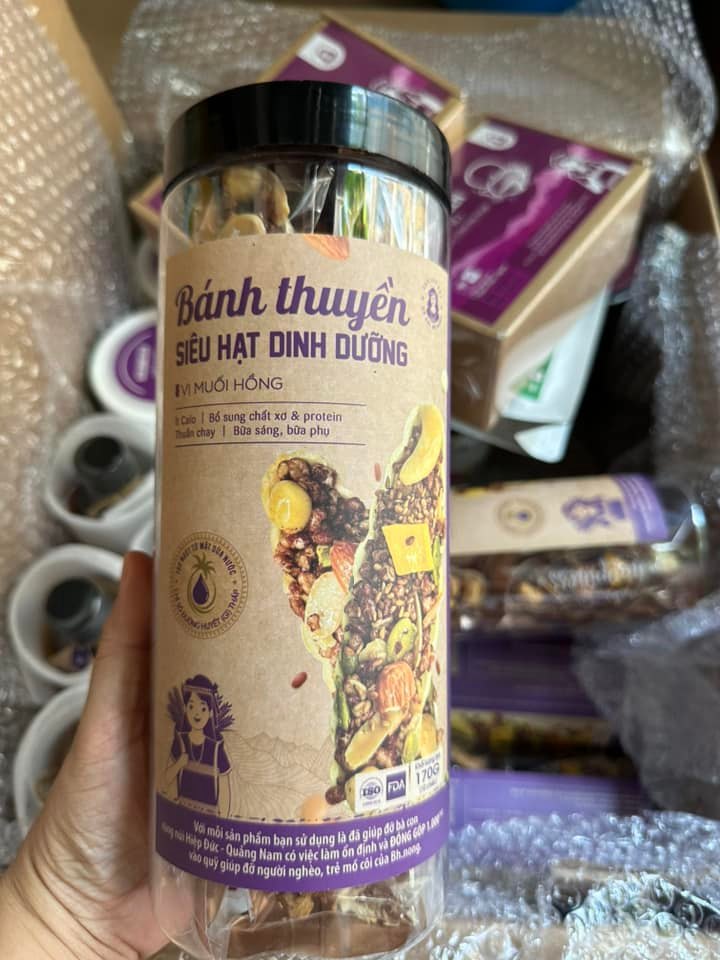 BH Bánh thuyền siêu hạt (170G - 10 chiếc)