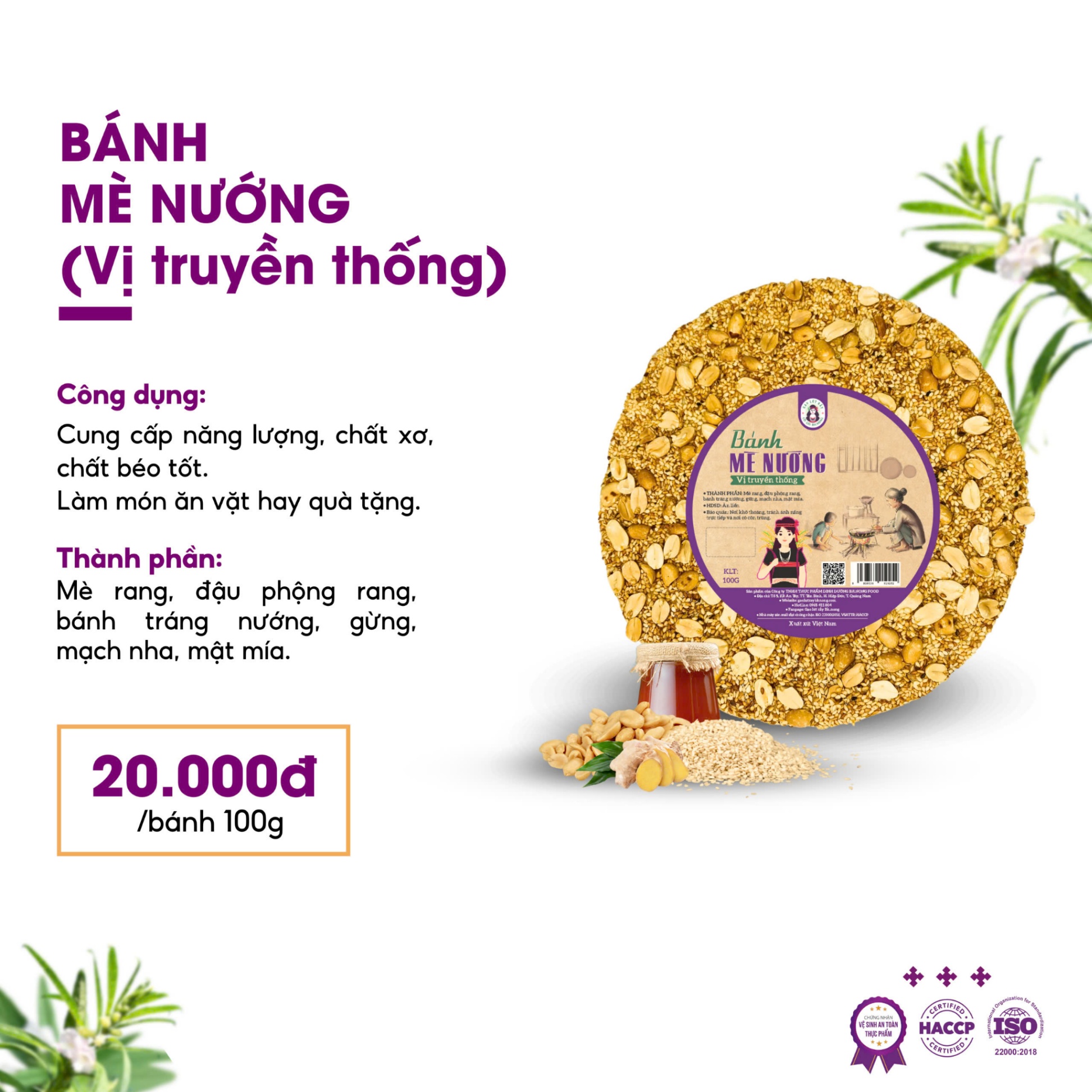 BH Bánh mè nướng