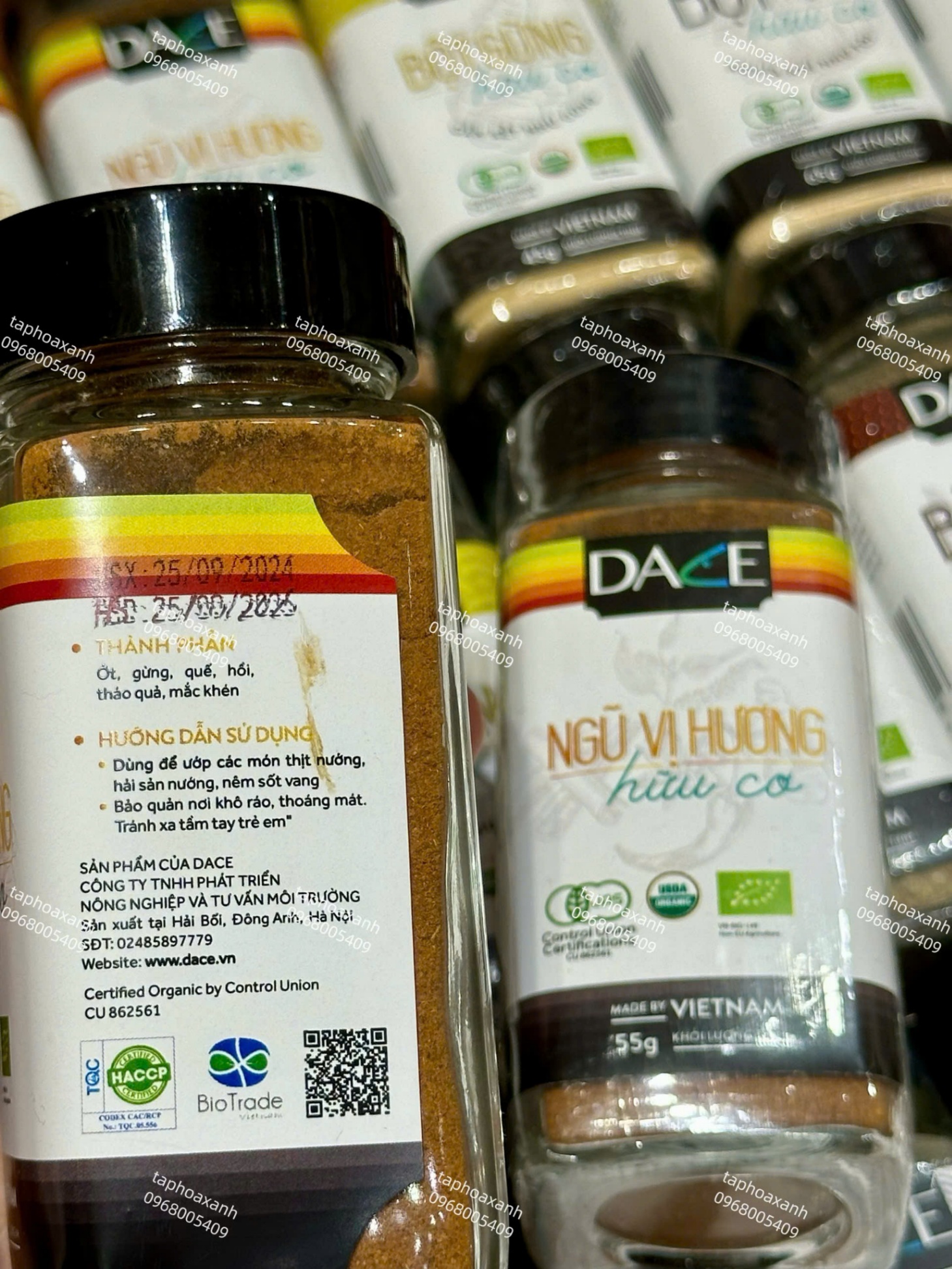 Bột Ngũ vị hương hữu cơ Dace (55g)