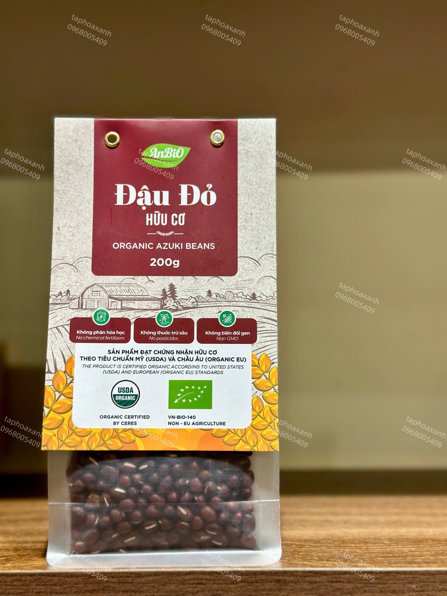 ABO Đậu đỏ Azuki hữu cơ (200G)