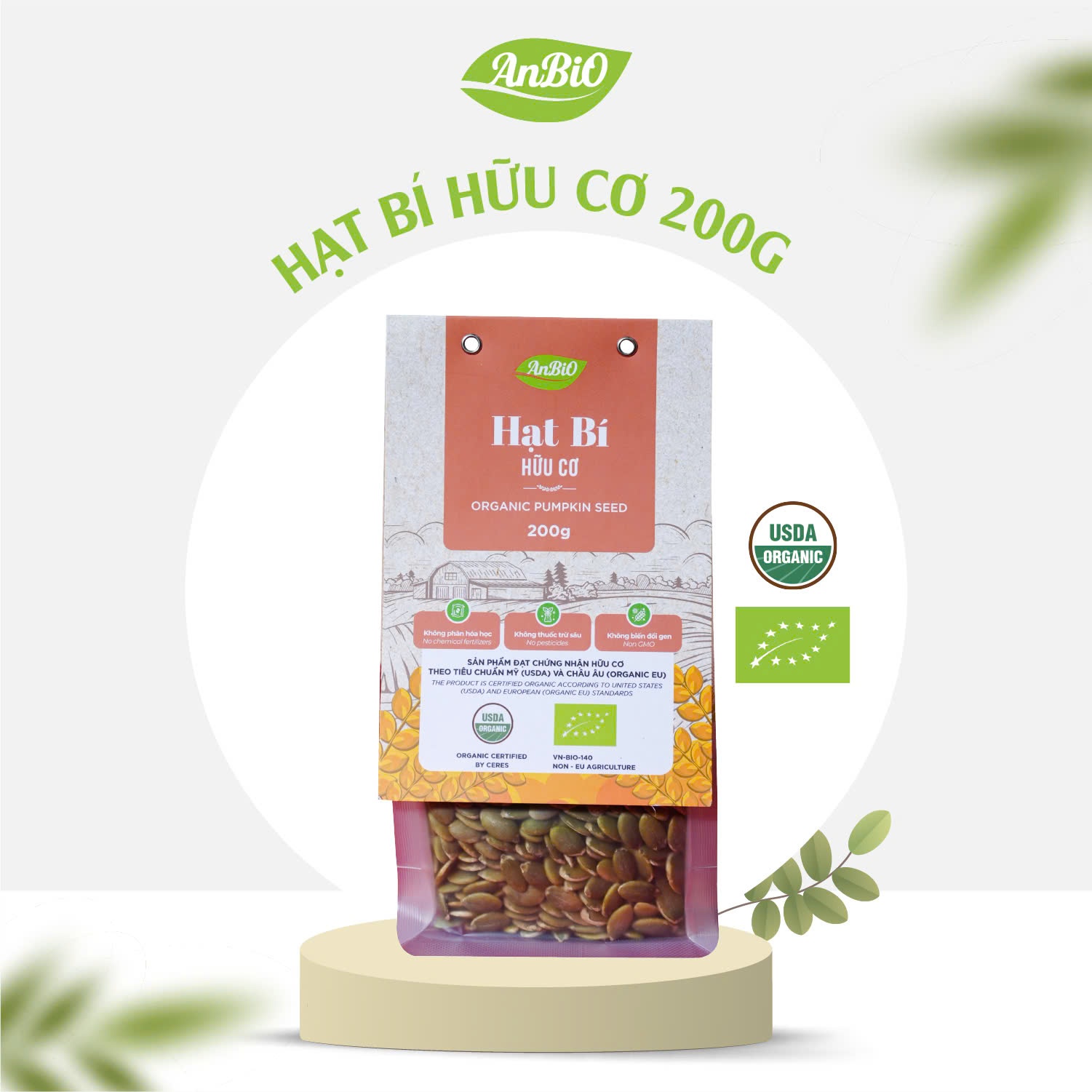 ABO Hạt bí hữu cơ (200g)