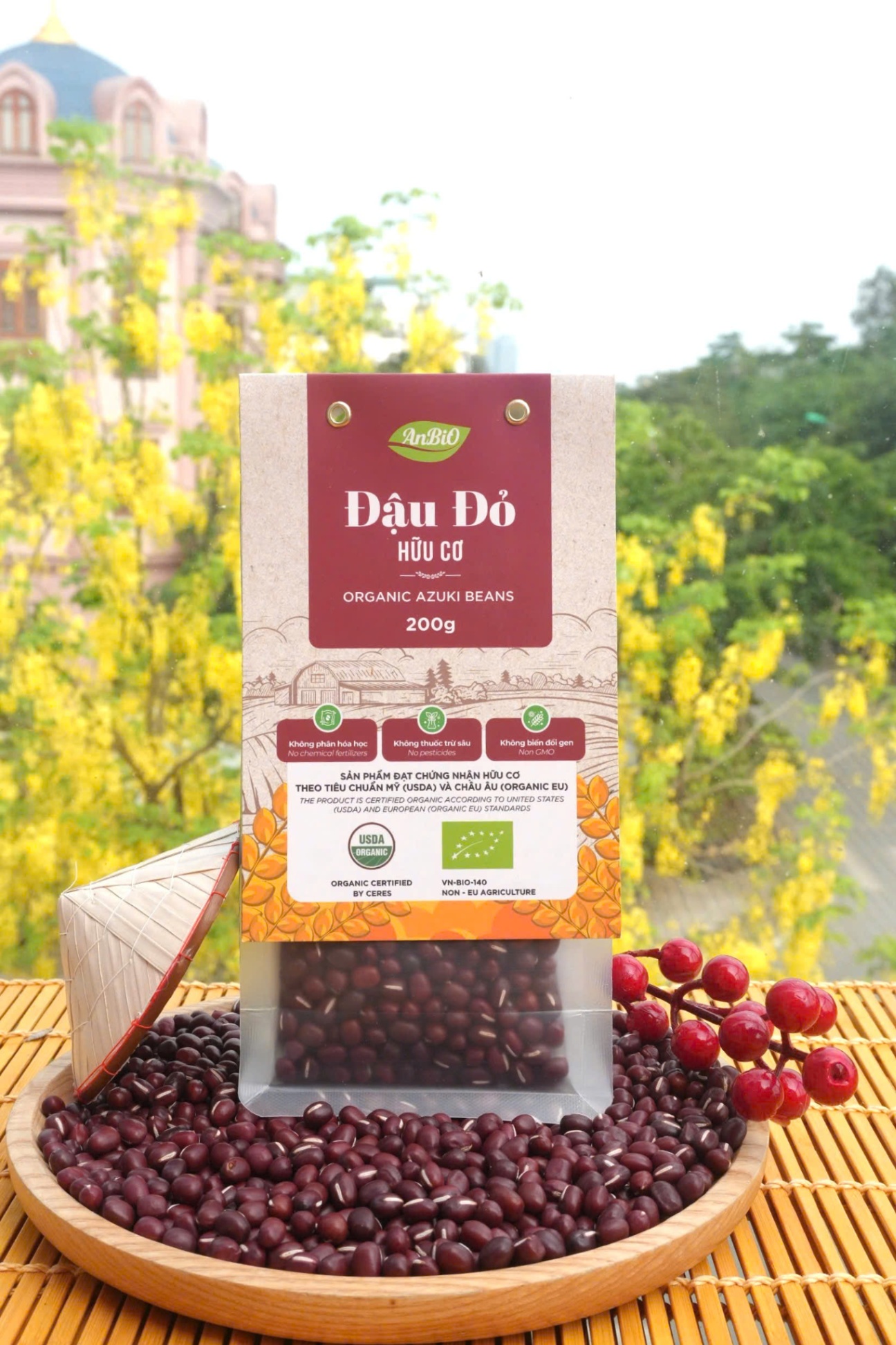 ABO Đậu đỏ Azuki hữu cơ (200G)