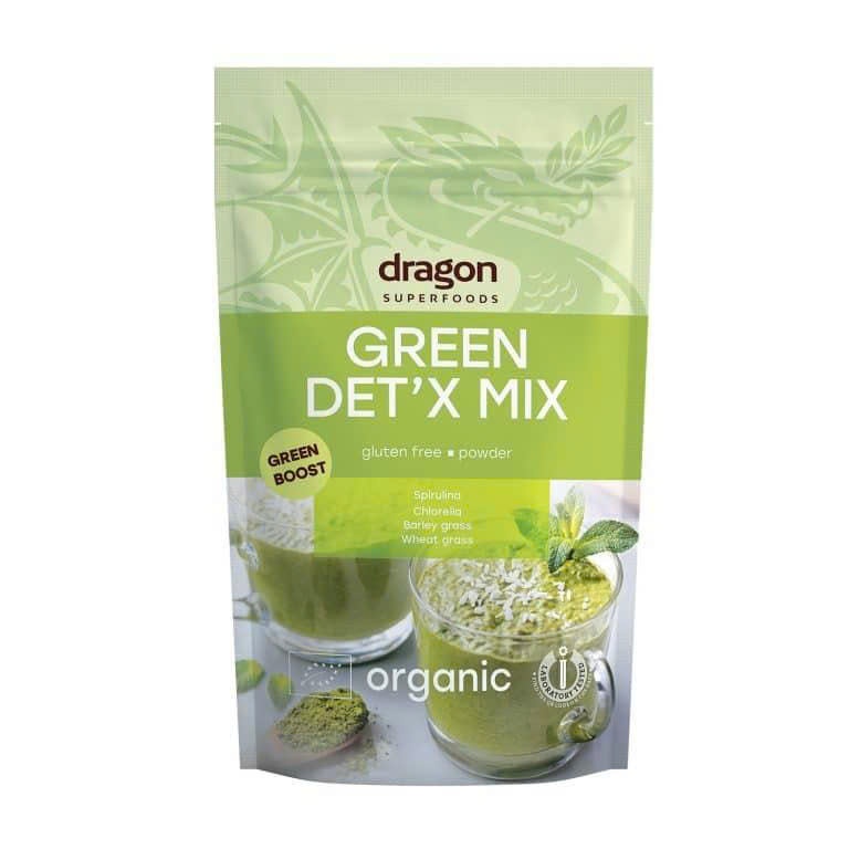 Bột Green Detox mix 200g (tảo lục, tảo xoắn, cỏ lúa mì, cỏ lúa mạch)