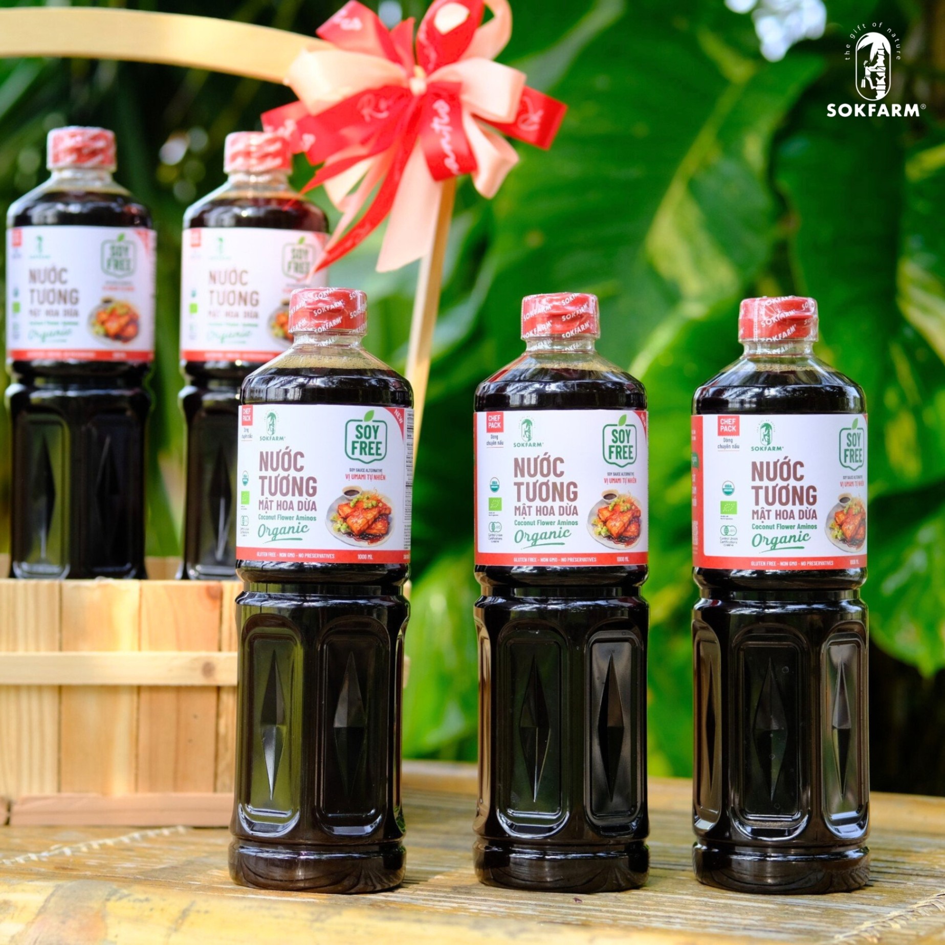 Nước Tương Mật Hoa Dừa SokFarm (NB - 500ml)
