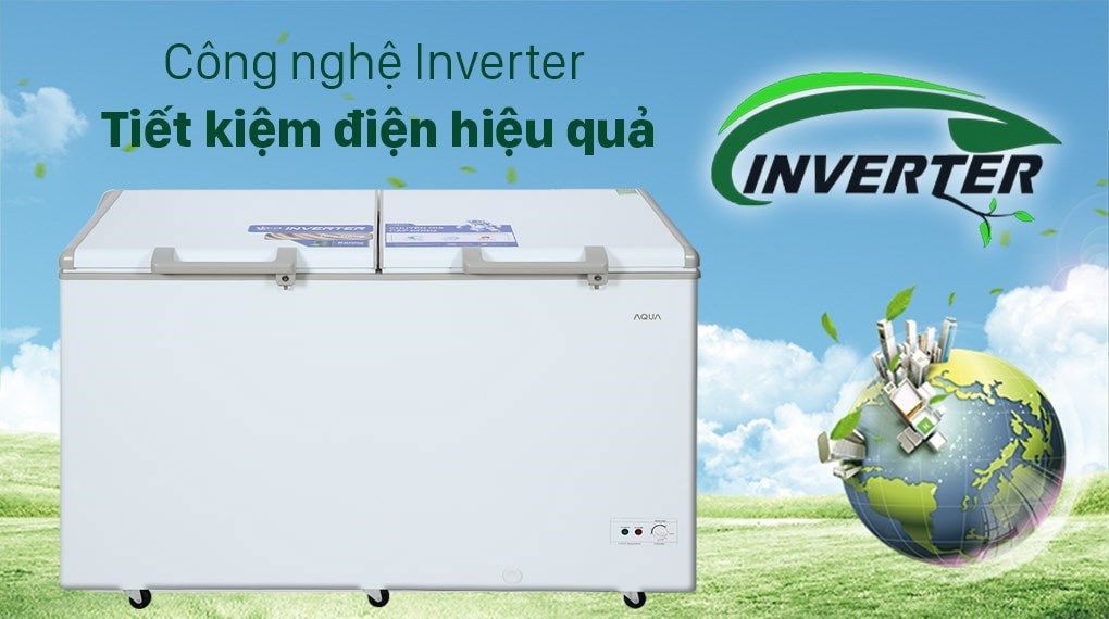 Tủ đông AQUA Inverter 425 lít AQF-C5701E