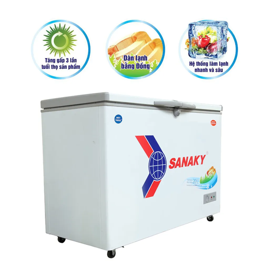 Tủ Đông Mát Dàn Đồng Sanaky VH2899W1