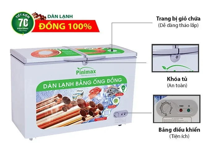 Tủ đông Pinimax PNM-39WF