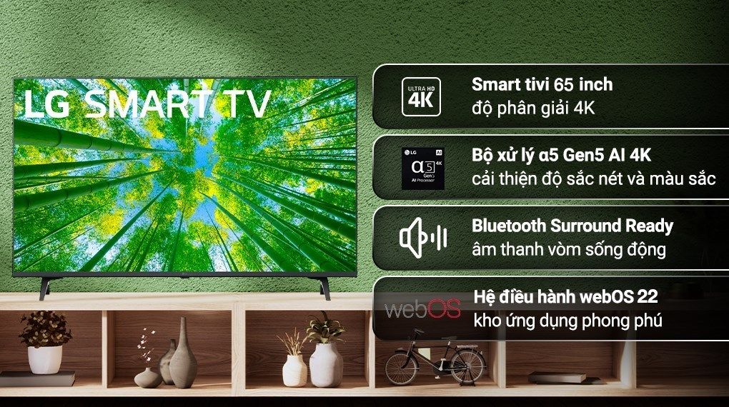 Smart Tivi LG 65 Inch 4K UHD 65UQ7500PSF