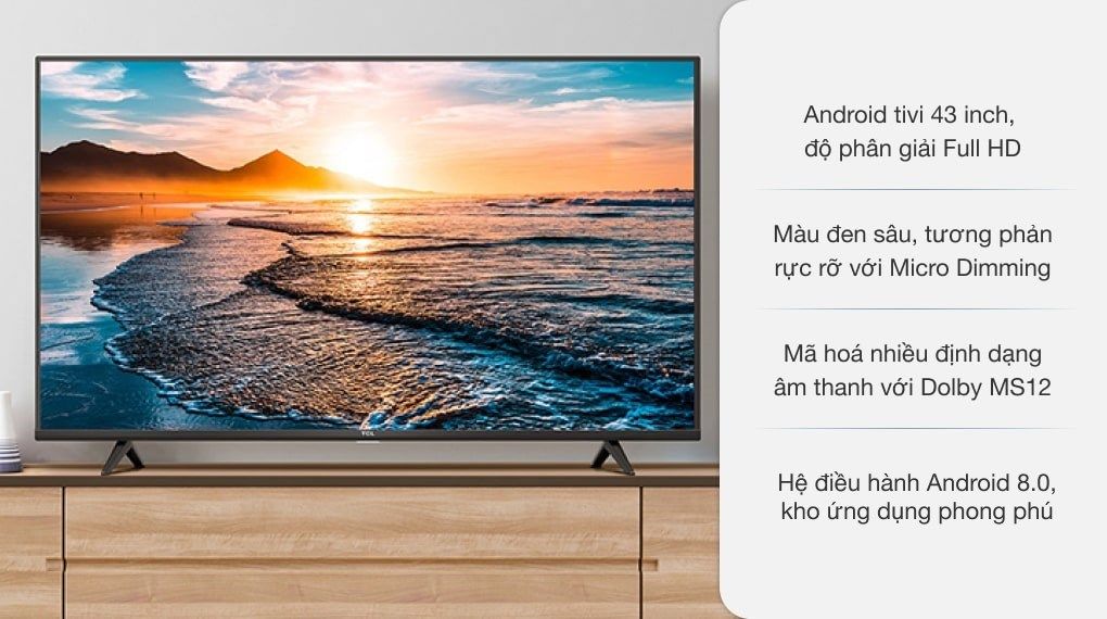 Android Tivi TCL 43 inch L43S5200