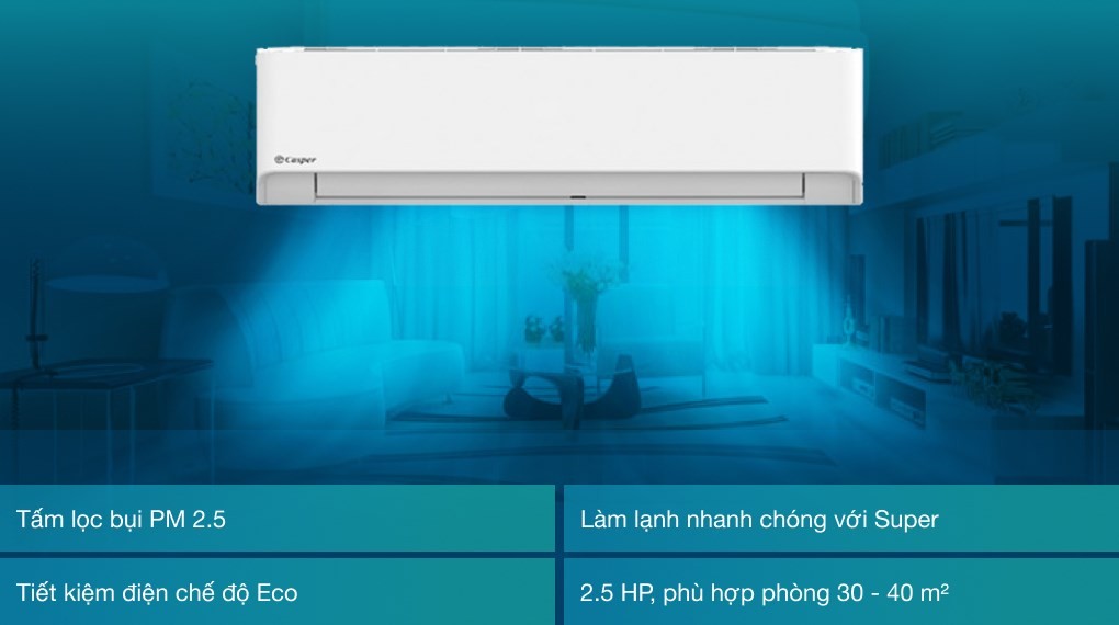 Máy lạnh Casper 2.5 HP LC-24FS32