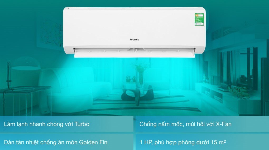 Máy lạnh Gree 1 HP GWC09KB-K6N0C4