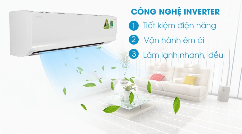 Máy lạnh 2 chiều Daikin Inverter 2.0 HP FTHF50RVMV