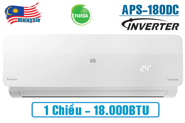 Điều hòa Sumikura 18000BTU 1 chiều inverter APS/APO-180DC