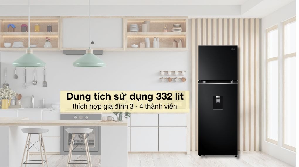 Tủ lạnh LG 332l LBD33BLM