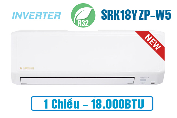 Điều hòa Mitsubishi Heavy 1c Inverter SRK18YZP-W5