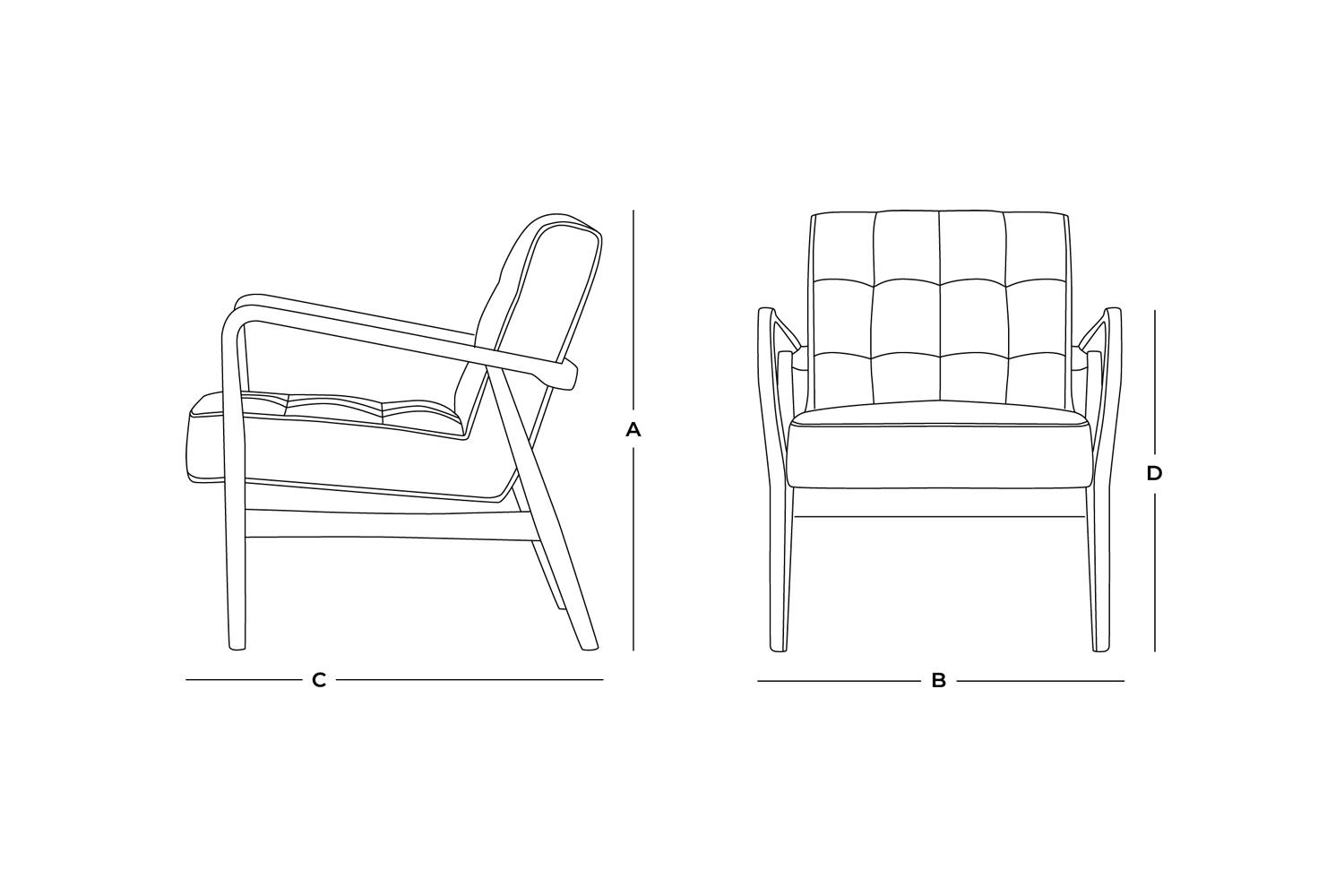 Brad Armchair Brown