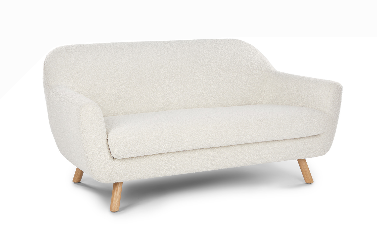 Ivory Bouclé Sofa