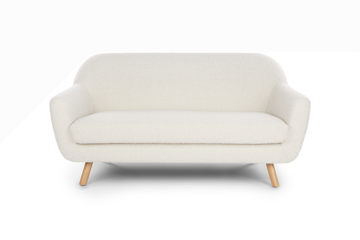 Ivory Bouclé Sofa