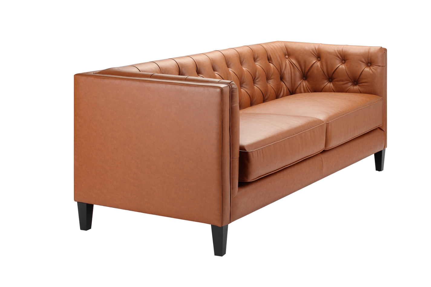 Faux Leather Sofa