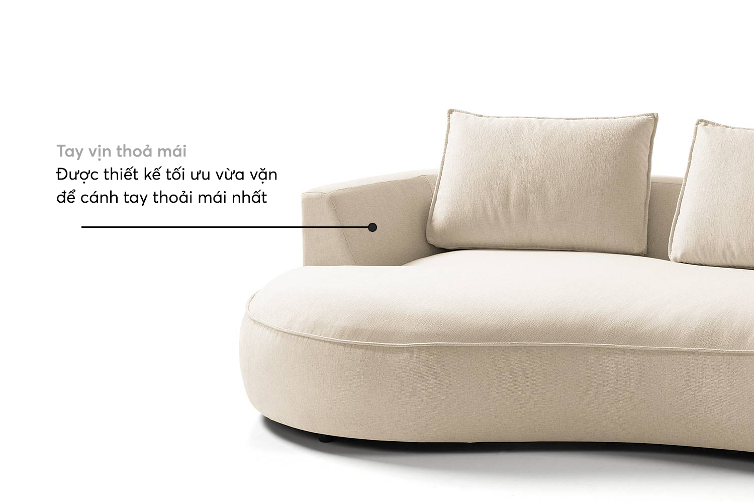 Astrid Curved Sofa