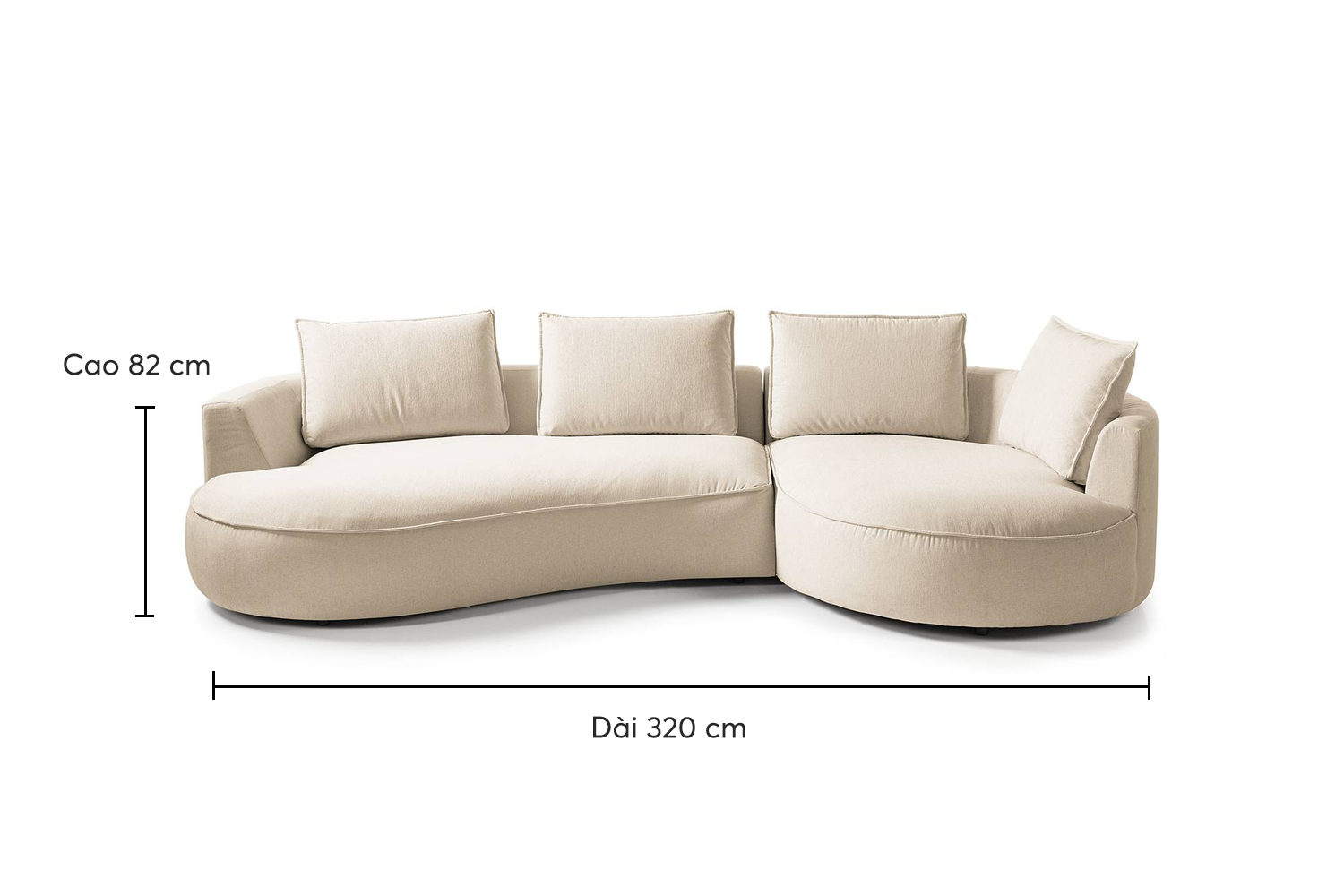 Astrid Curved Sofa