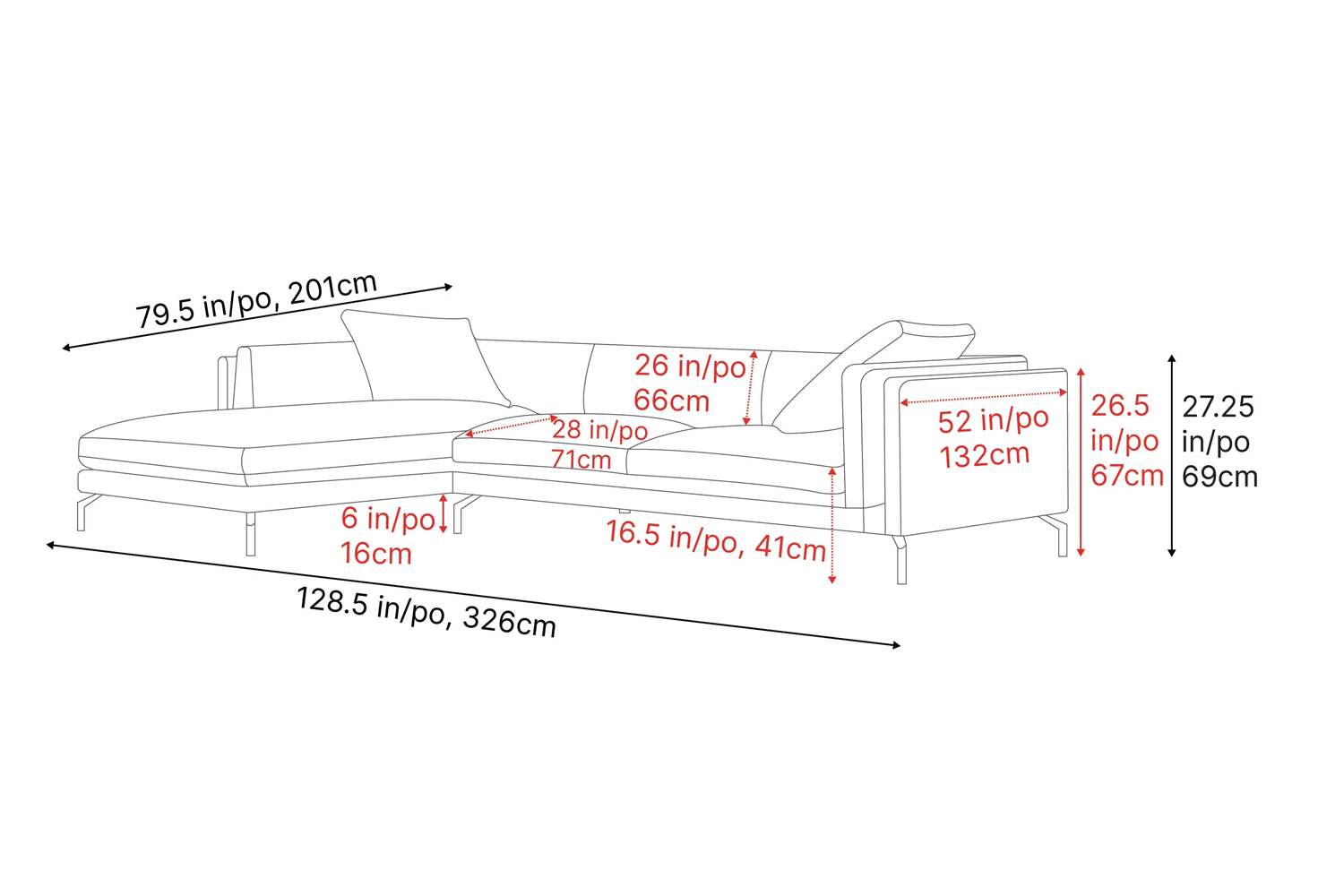 Zadar Sectional Sofa