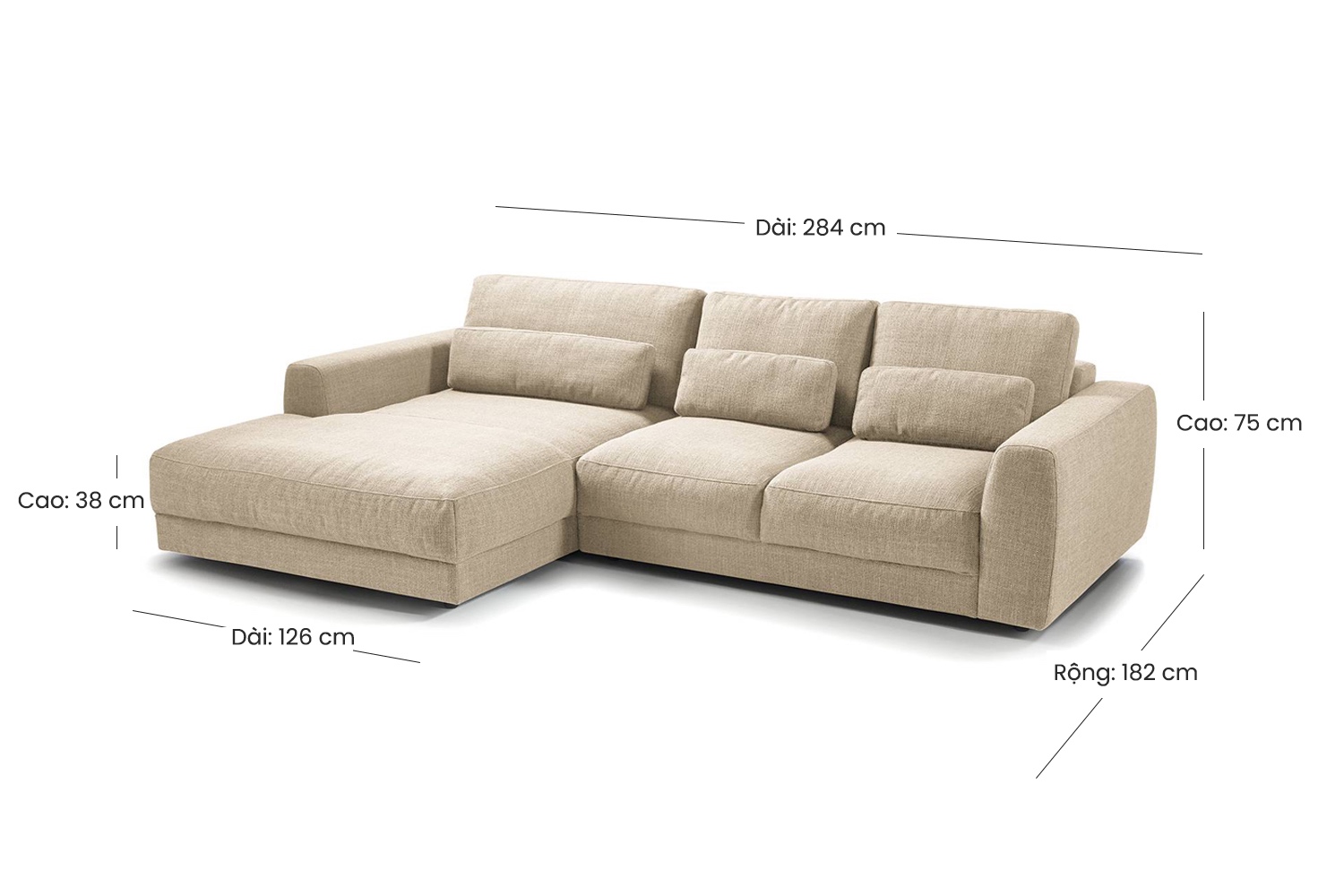 Bewer Sofa 3 - Seat