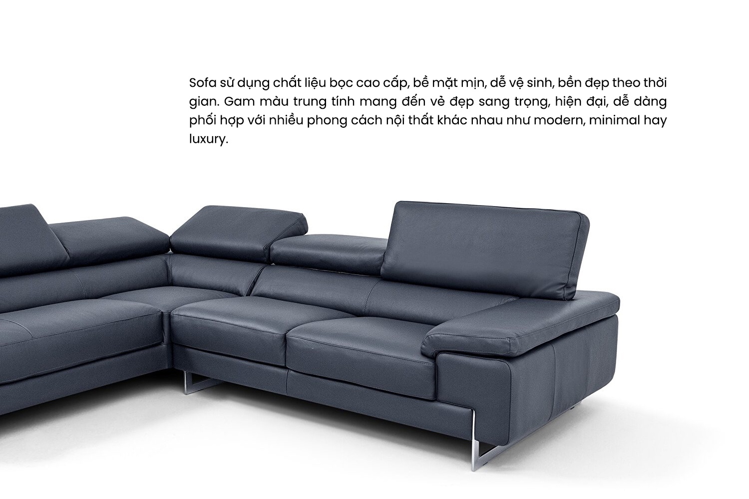 Waller Leather Sofa