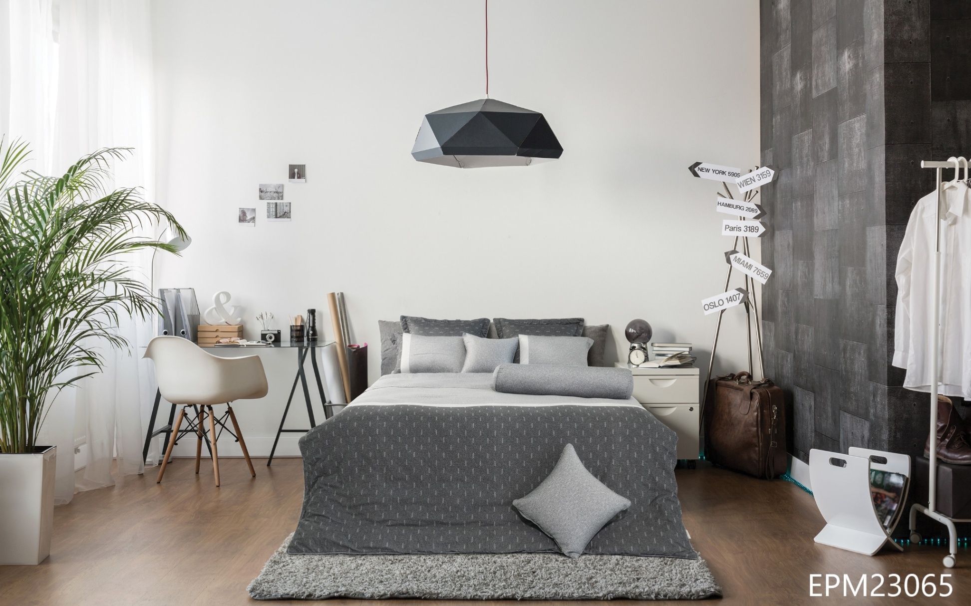 Bộ chăn ga Everon EPM 23065 -Stone Grey