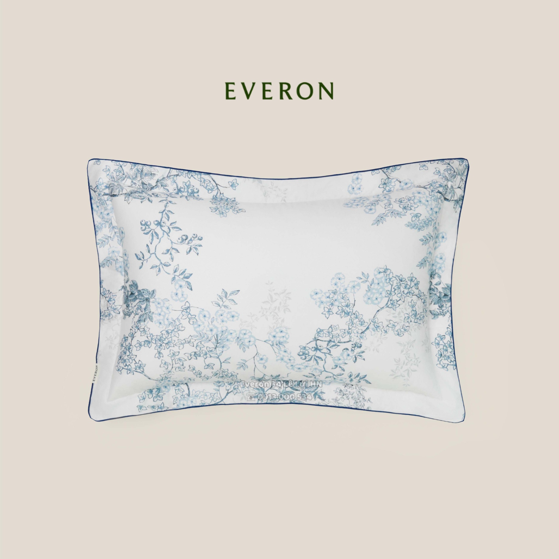 Bộ chăn ga gối EVERON EPC 26012 Vườn cổ điển, vải Cotton