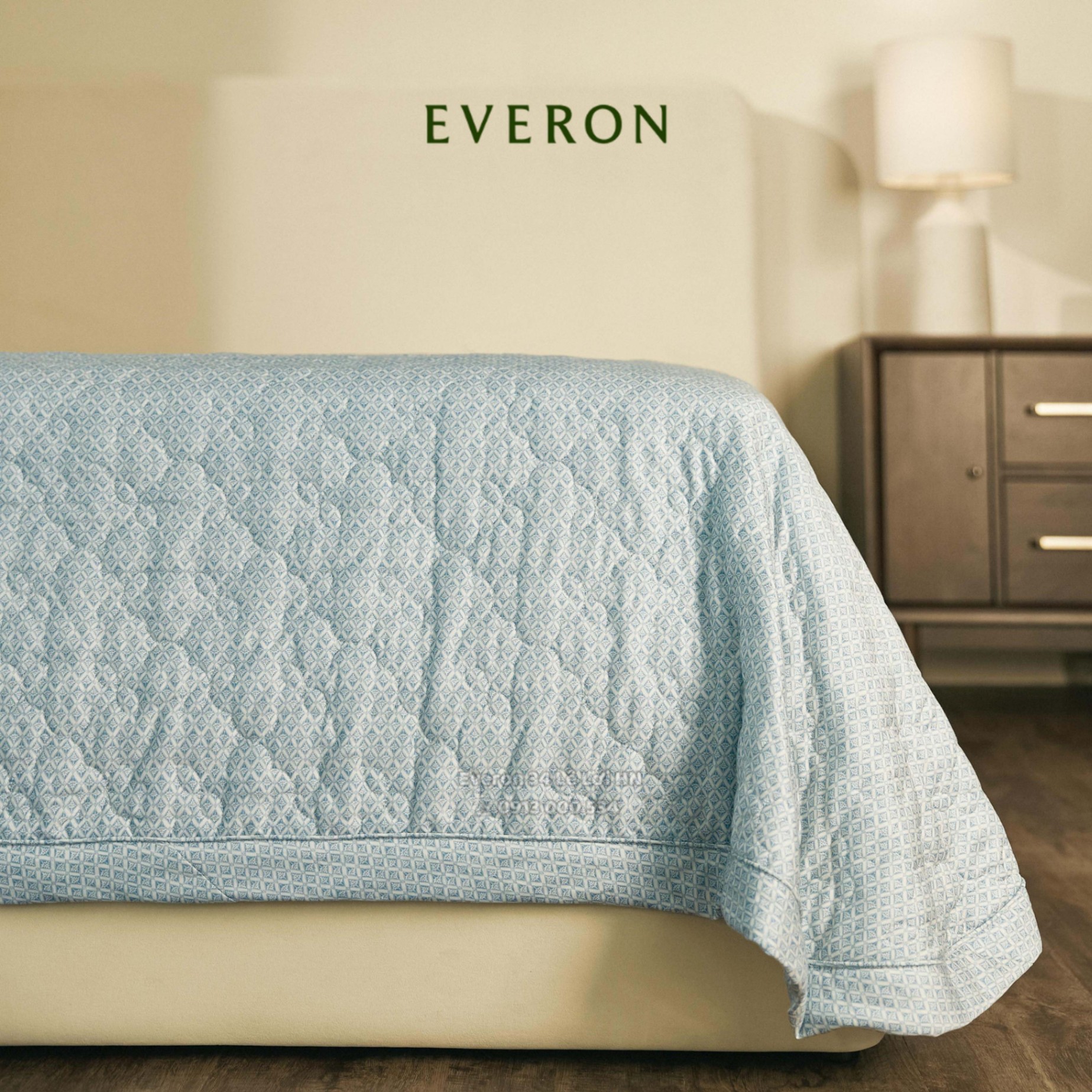 Bộ chăn ga gối EVERON EPC 26012 Vườn cổ điển, vải Cotton