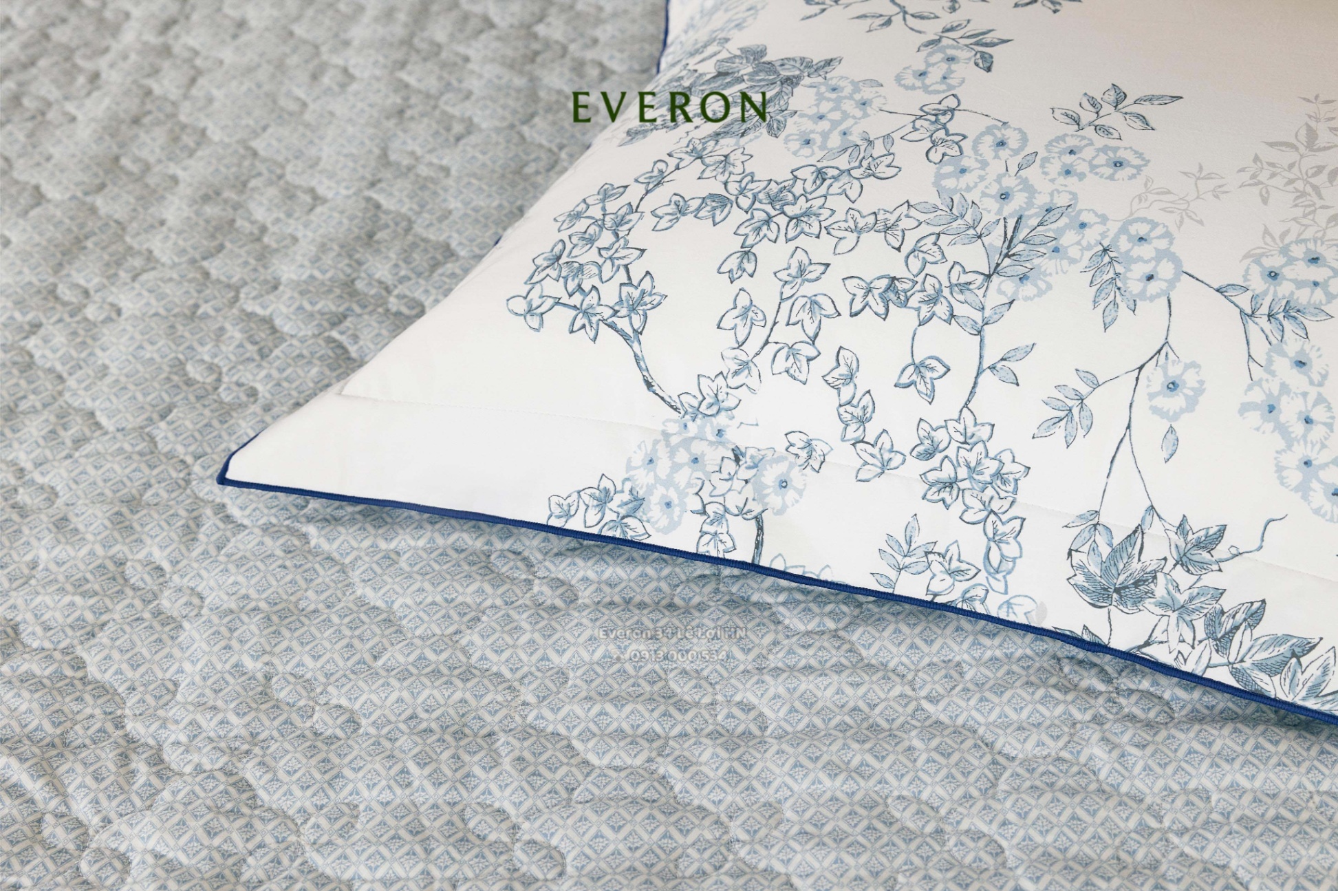 Bộ chăn ga gối EVERON EPC 26012 Vườn cổ điển, vải Cotton