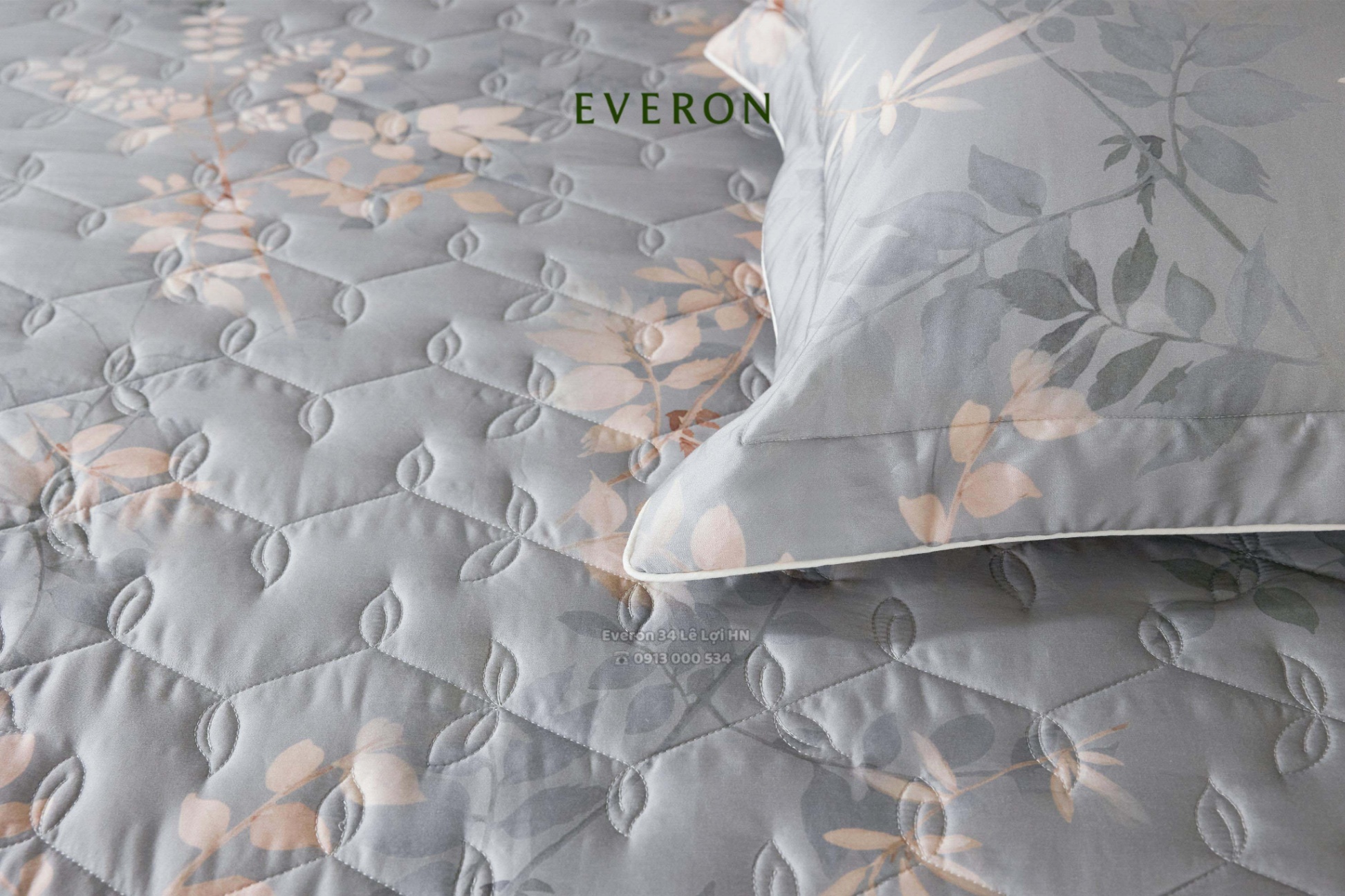 Bộ chăn ga gối EVERON EPTC 26017 Chạng Vạng, vải Tencel Blend