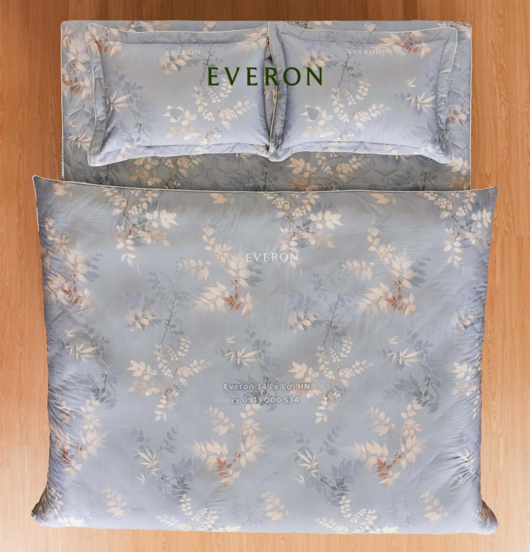 Bộ chăn ga gối EVERON EPTC 26017 Chạng Vạng, vải Tencel Blend